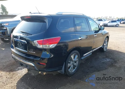 2013 Nissan Pathfinder Platinum z USA, uszkodzony, nr VIN 5N1AR2MN7DC665912